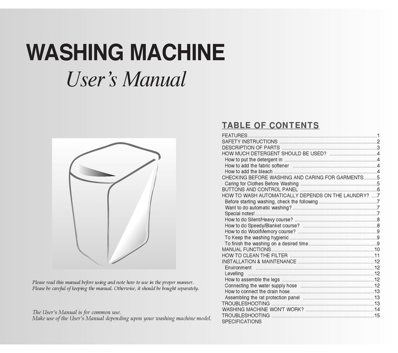 Samsung WA1351S user manual