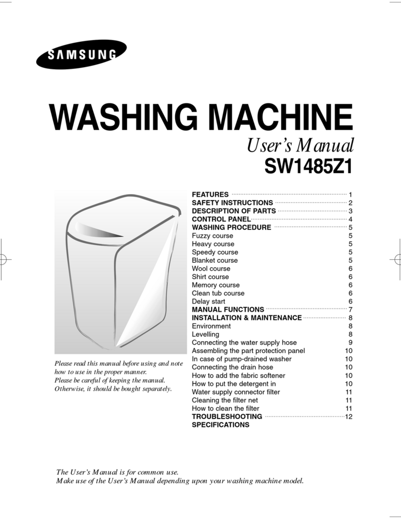 Samsung SW1485Z1 user manual
