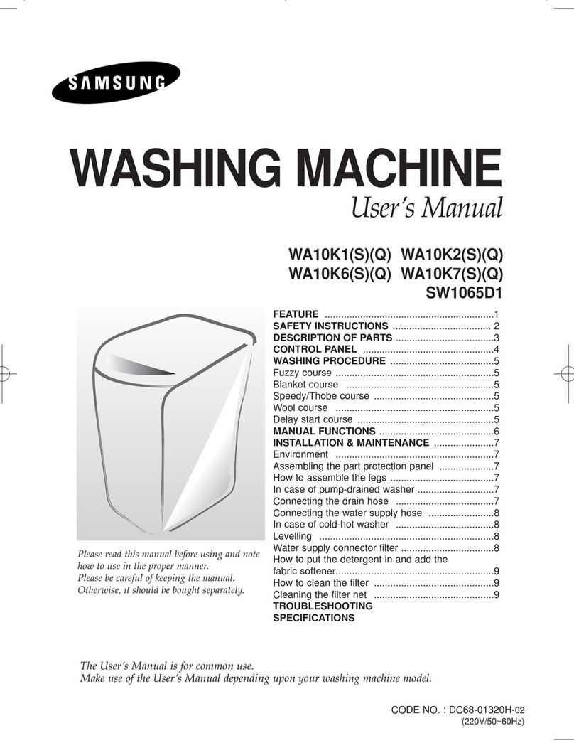 Samsung SW1065D1 user manual