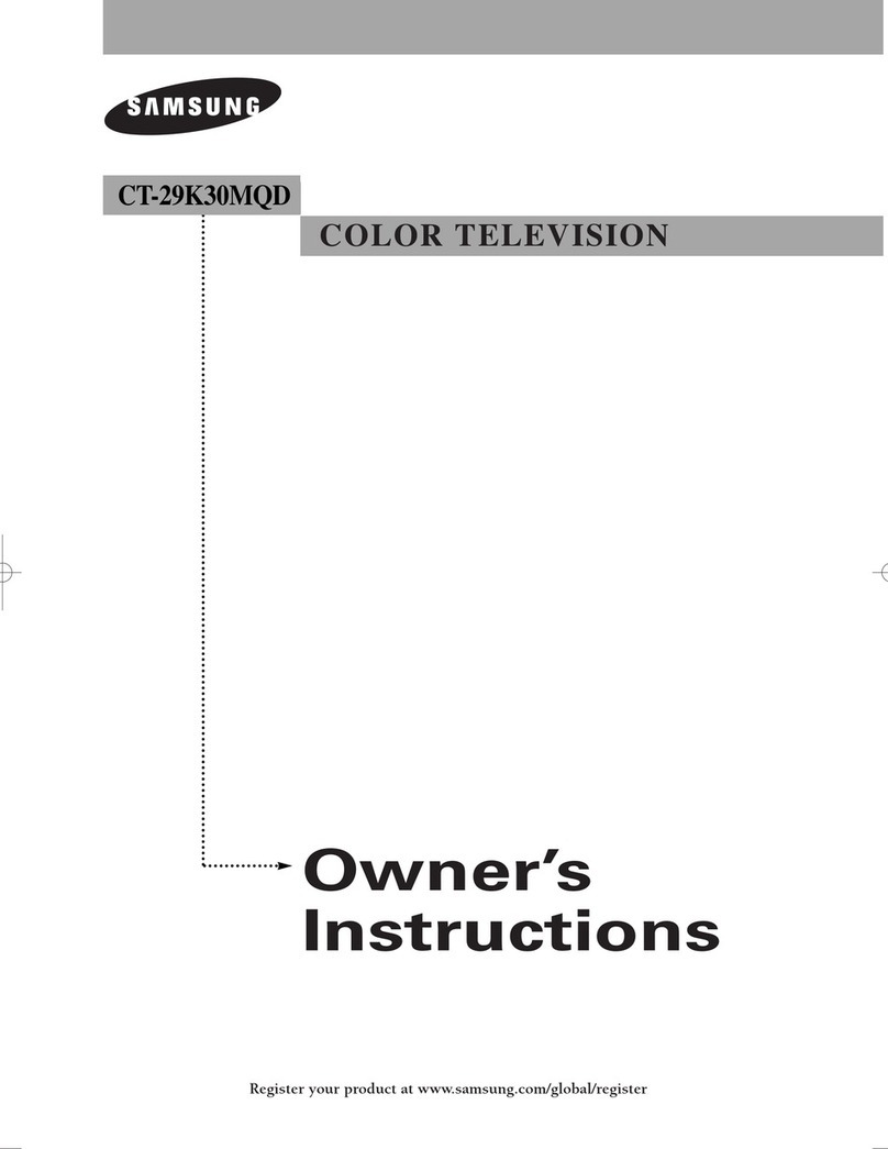 Samsung CT-29K30MQ User manual