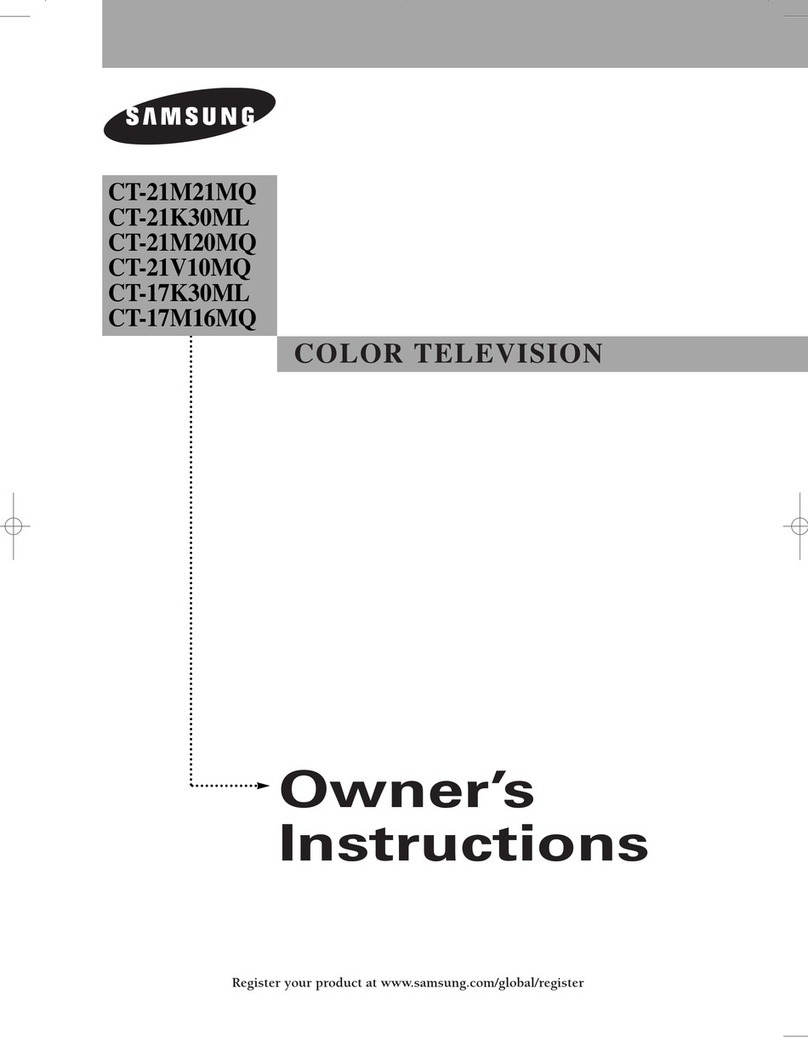 Samsung CT-17K30ML User manual Samsung CT-17K30ML User manual