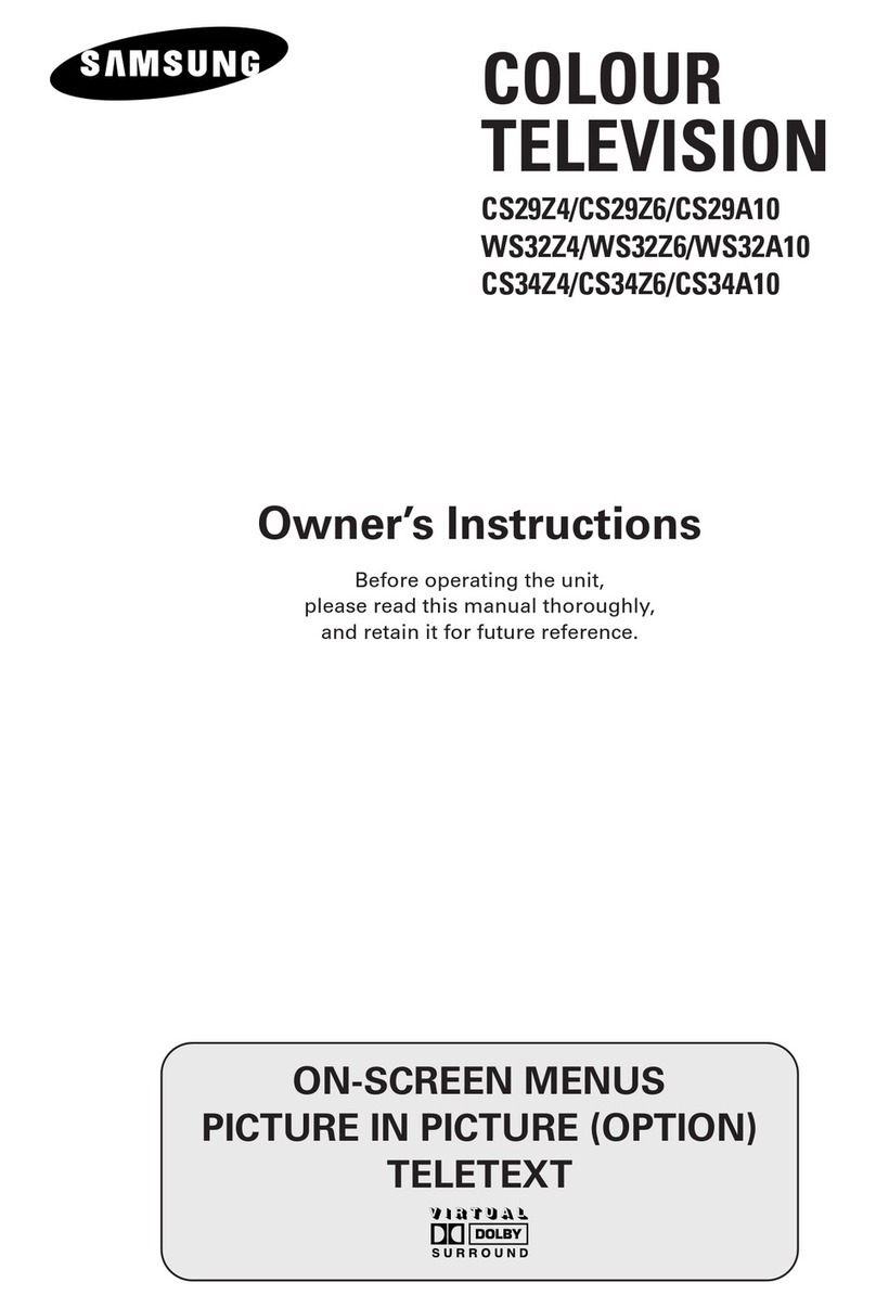 Samsung CS-29A10HW Owner's instructions