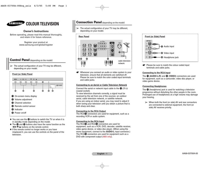 Samsung CS-21M21MH User manual