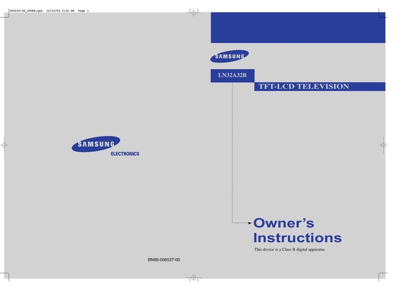Samsung LN32A32B User manual