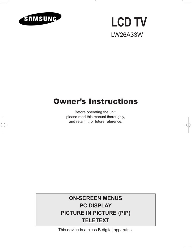 Samsung LE26A41B User manual