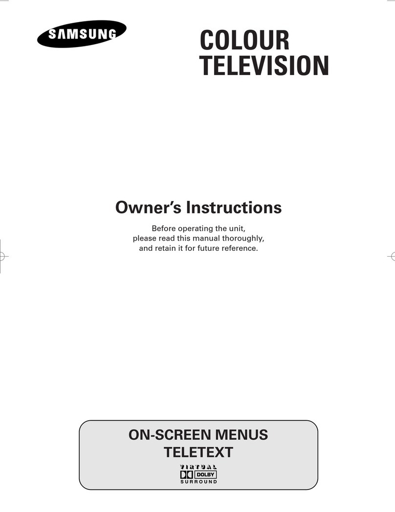 Samsung WS-32M166T User manual