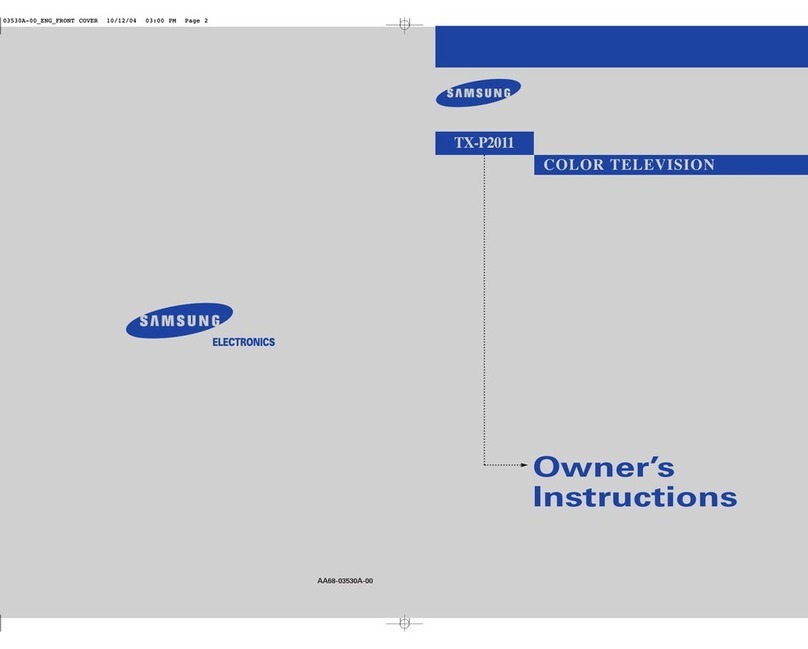 Samsung TXP-2011 User manual