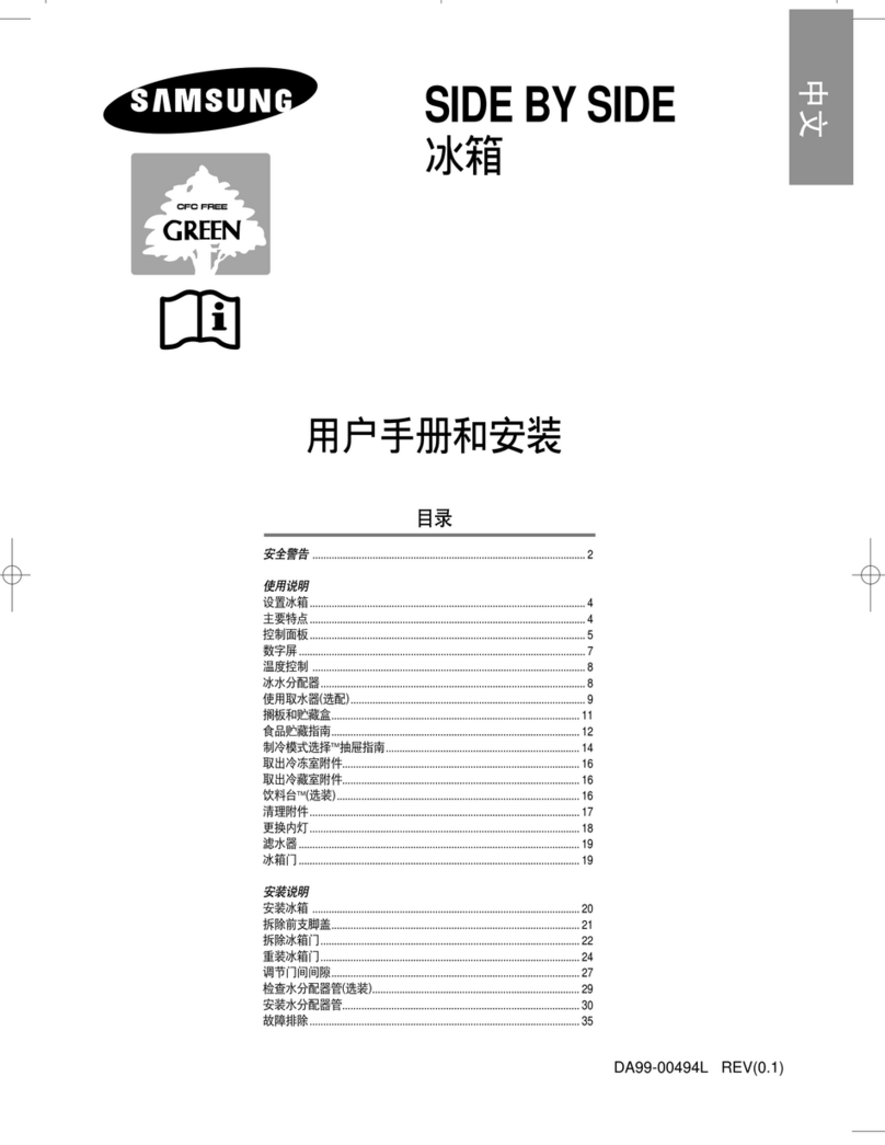 Samsung RS21KCSH1/XSC User manual Samsung RS21KCSH1/XSC User manual