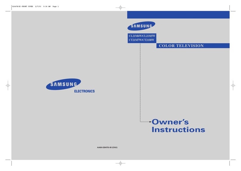 Samsung CT-21M7W User manual