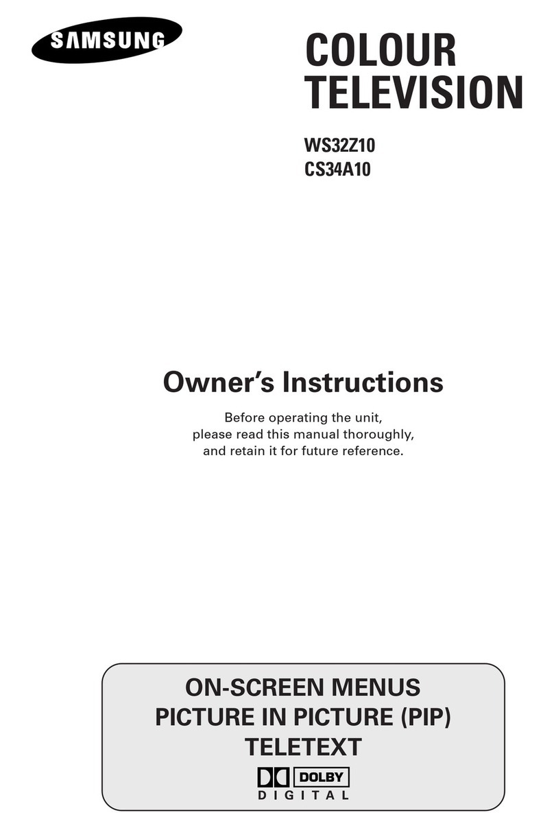 Samsung CS-34A10HV User manual