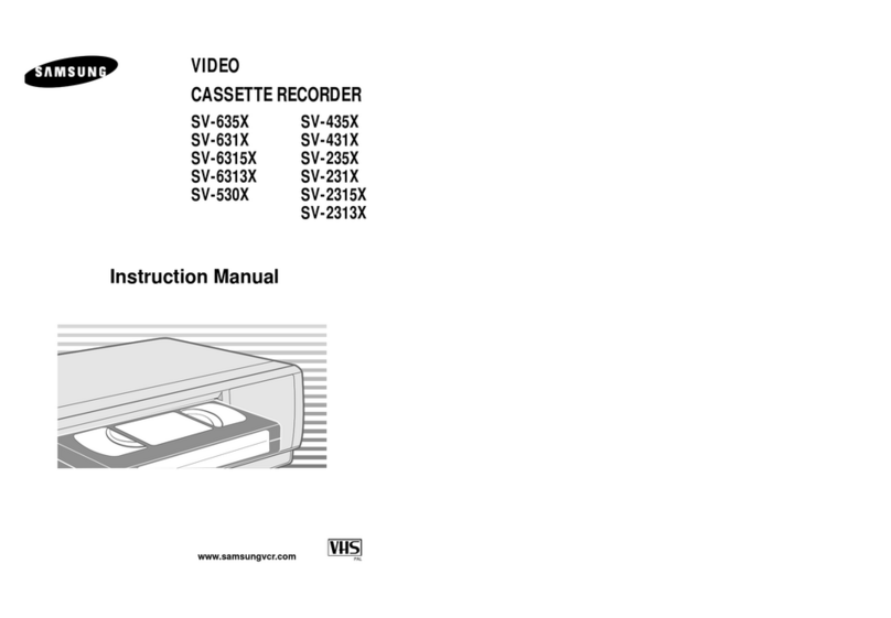 Samsung SV-2313X instruction manual