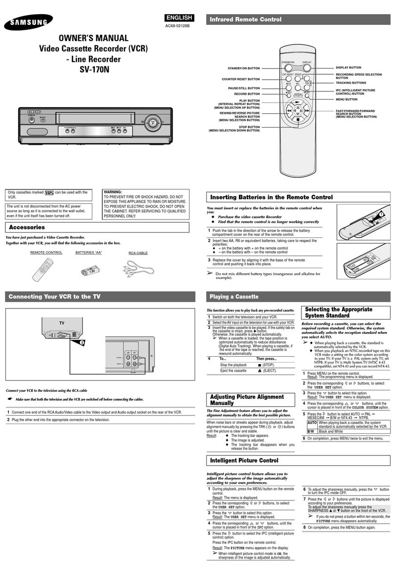 Samsung SV-170N User manual Samsung SV-170N User manual