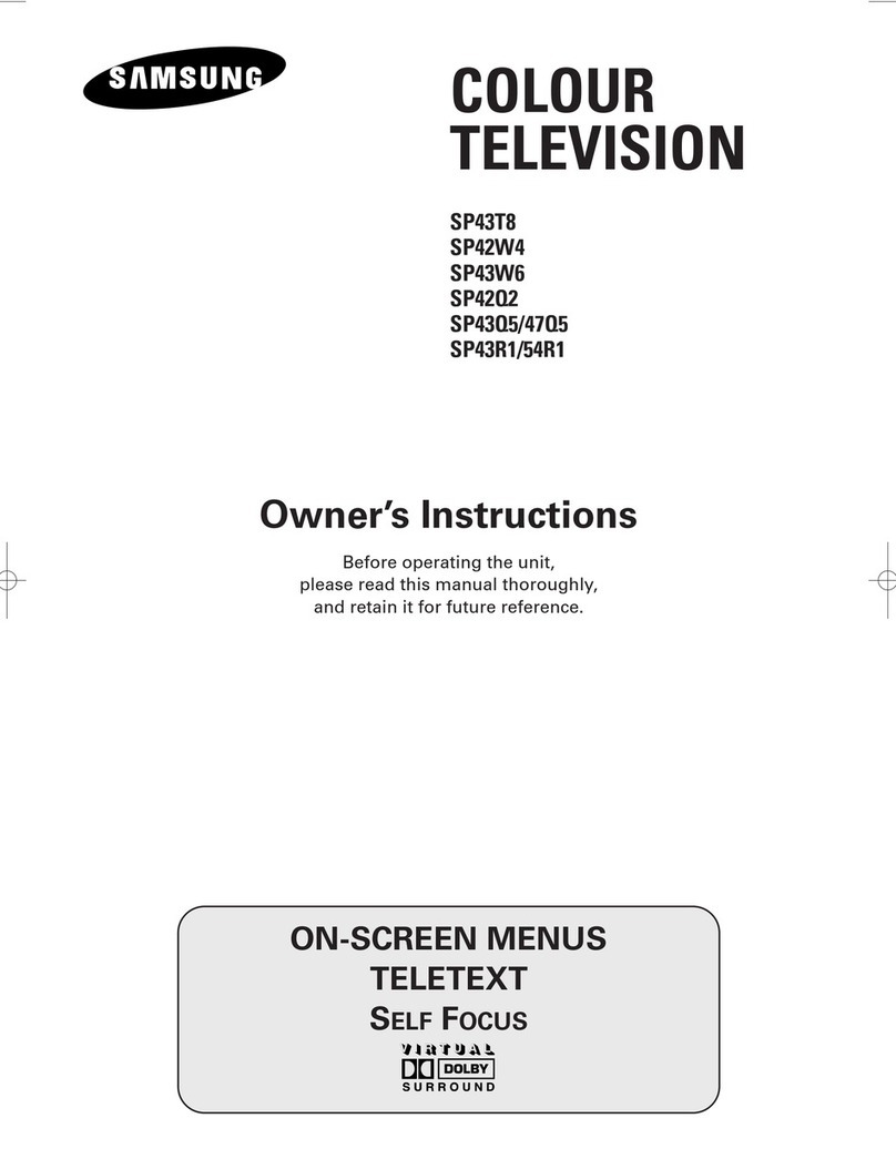 Samsung SP-43Q5HLR User manual Samsung SP-43Q5HLR User manual