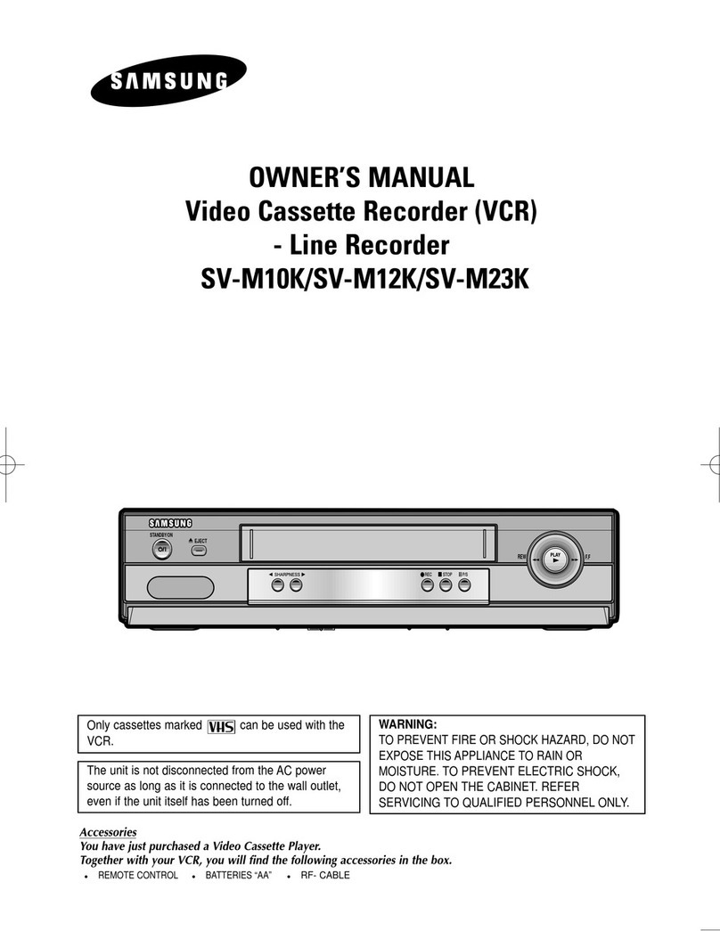 Samsung SV-M10K User manual