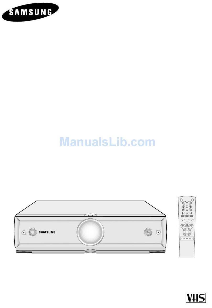 Samsung SV-647B/XEU User manual Samsung SV-647B/XEU User manual