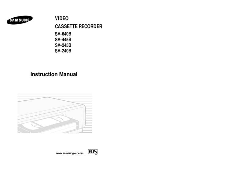 Samsung SV-640B/XSA User manual Samsung SV-640B/XSA User manual