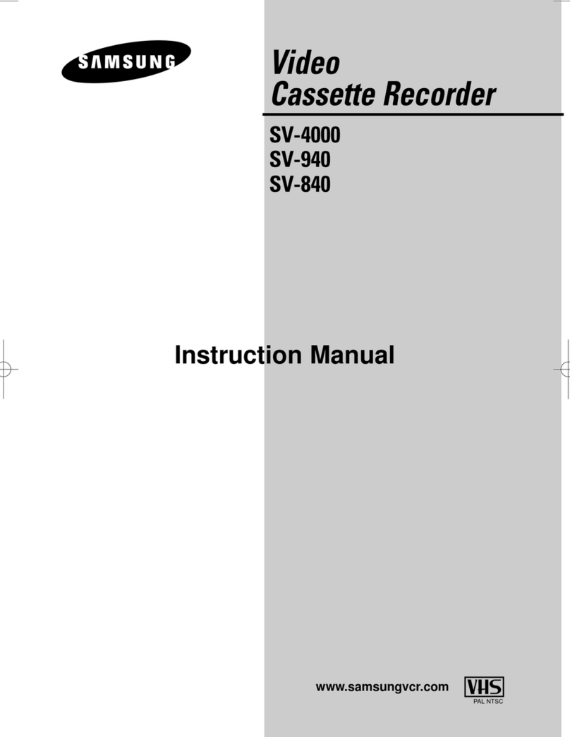 Samsung SV-4000 User manual Samsung SV-4000 User manual