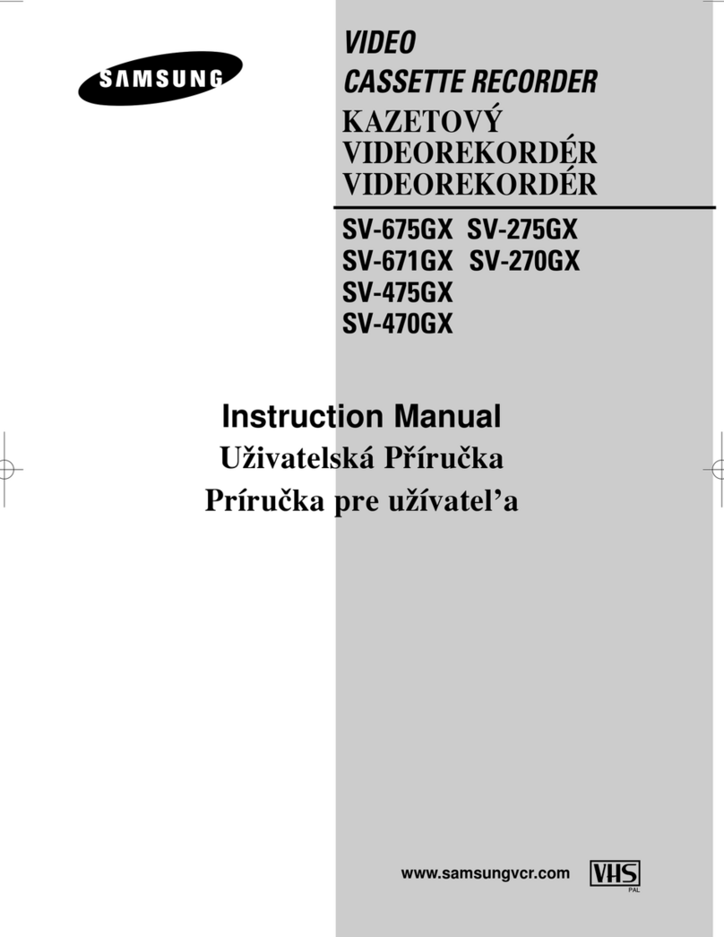 Samsung SV-270GX User manual