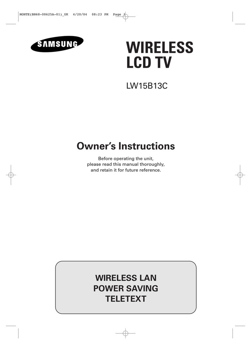 Samsung LW15B13C User manual