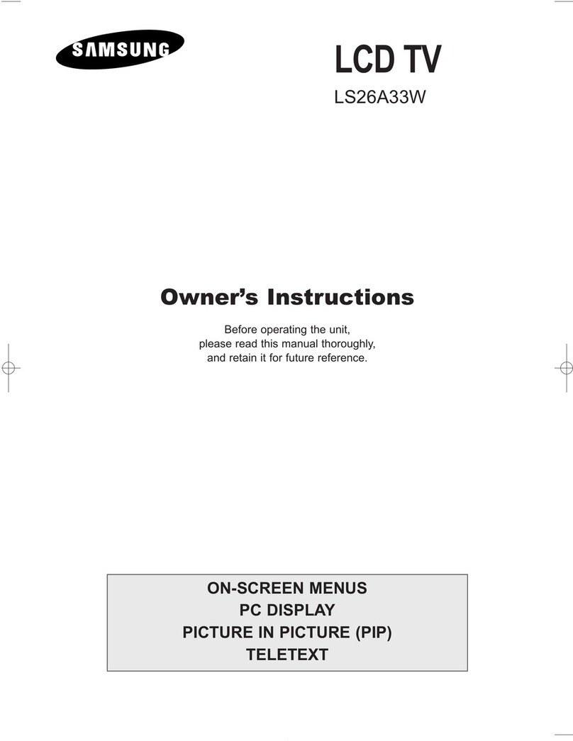 Samsung LS26A33W User manual