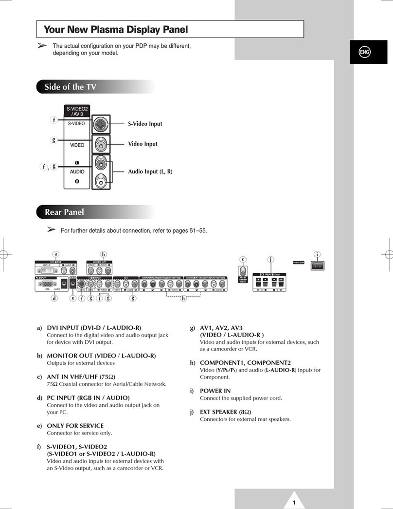 Samsung PS-42P4H Instruction manual