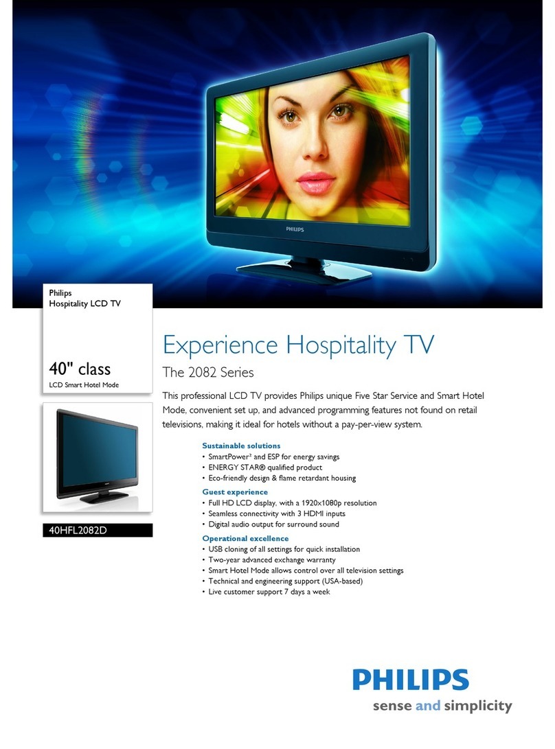Philips 40HFL2082D User manual