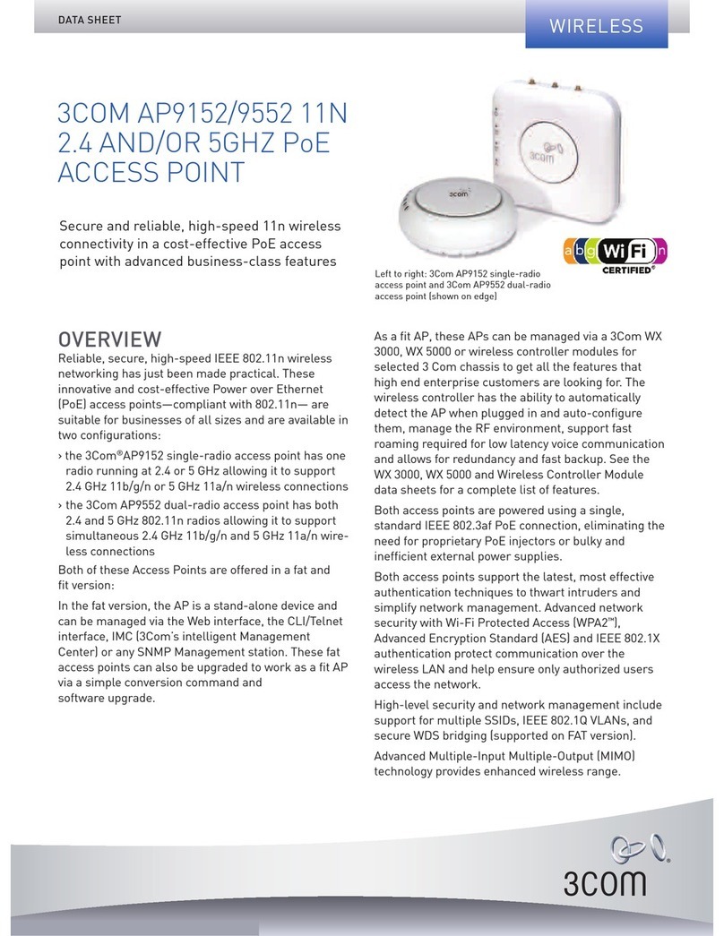 3Com AP9152 User manual