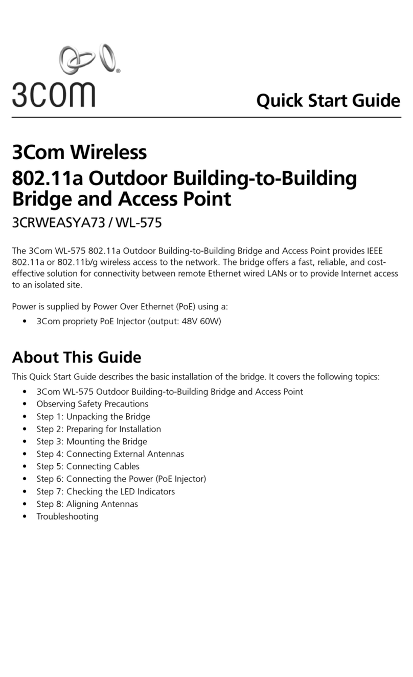 3Com 3CRWEASYA73 - 11a 54 Mbps Wireless LAN... quick start guide
