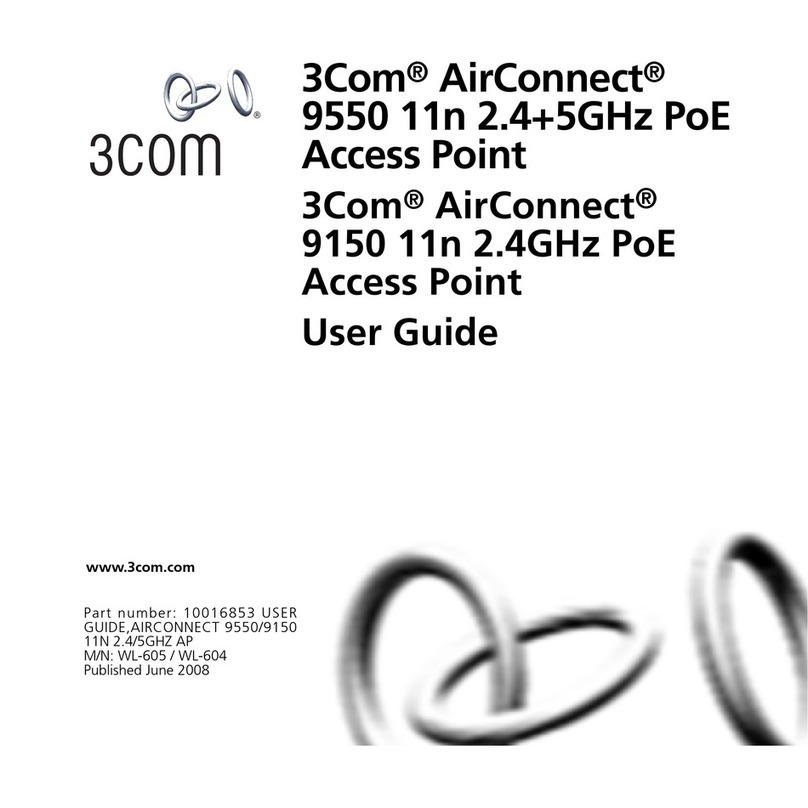 3Com 3CRWE915075 - AirConnect 9150 11n 2.4 GHz PoE Access... User manual