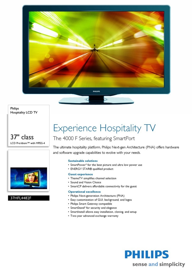 Philips 37HFL4482F User manual