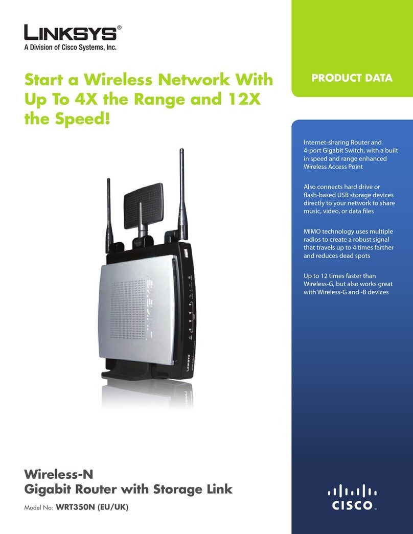 Linksys WRT350N - Wireless-N Gigabit Router Operation manual Linksys WRT350N - Wireless-N Gigabit Router Operation manual