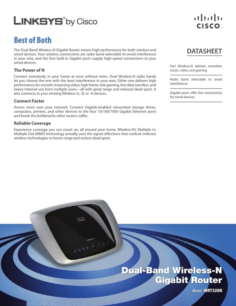 Linksys WRT320N - Wireless-N Gigabit Router Wireless User manual