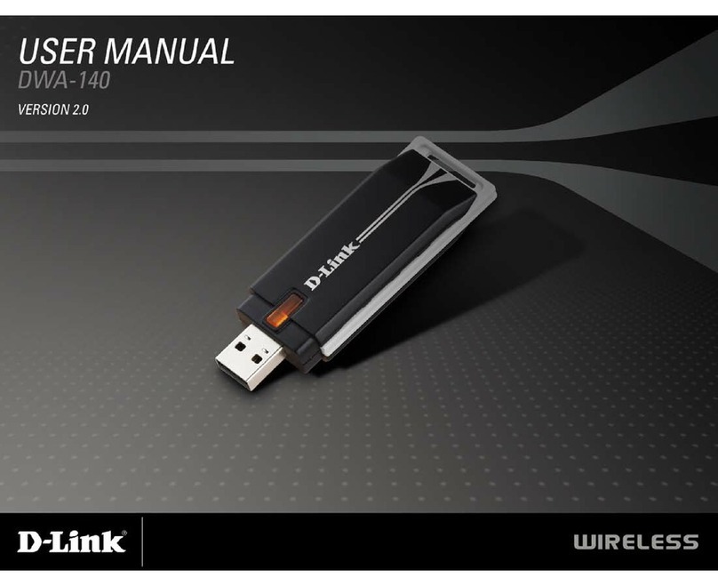 D-Link DWA140 - RANGE BOOSTER N USB ADAPTOR User manual D-Link DWA140 - RANGE BOOSTER N USB ADAPTOR User manual