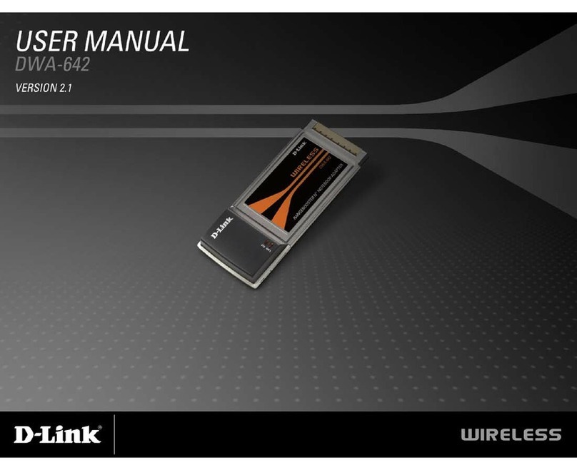 D-Link DWA-642 User manual D-Link DWA-642 User manual