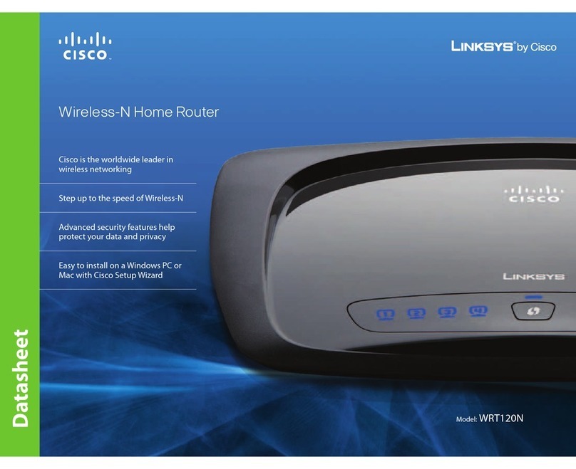 Linksys WRT120N - Wireless-N Home Router Wireless User manual