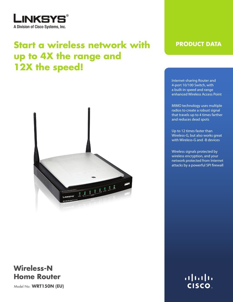 Linksys WRT150N - Wireless-N Home Router Wireless Operation manual