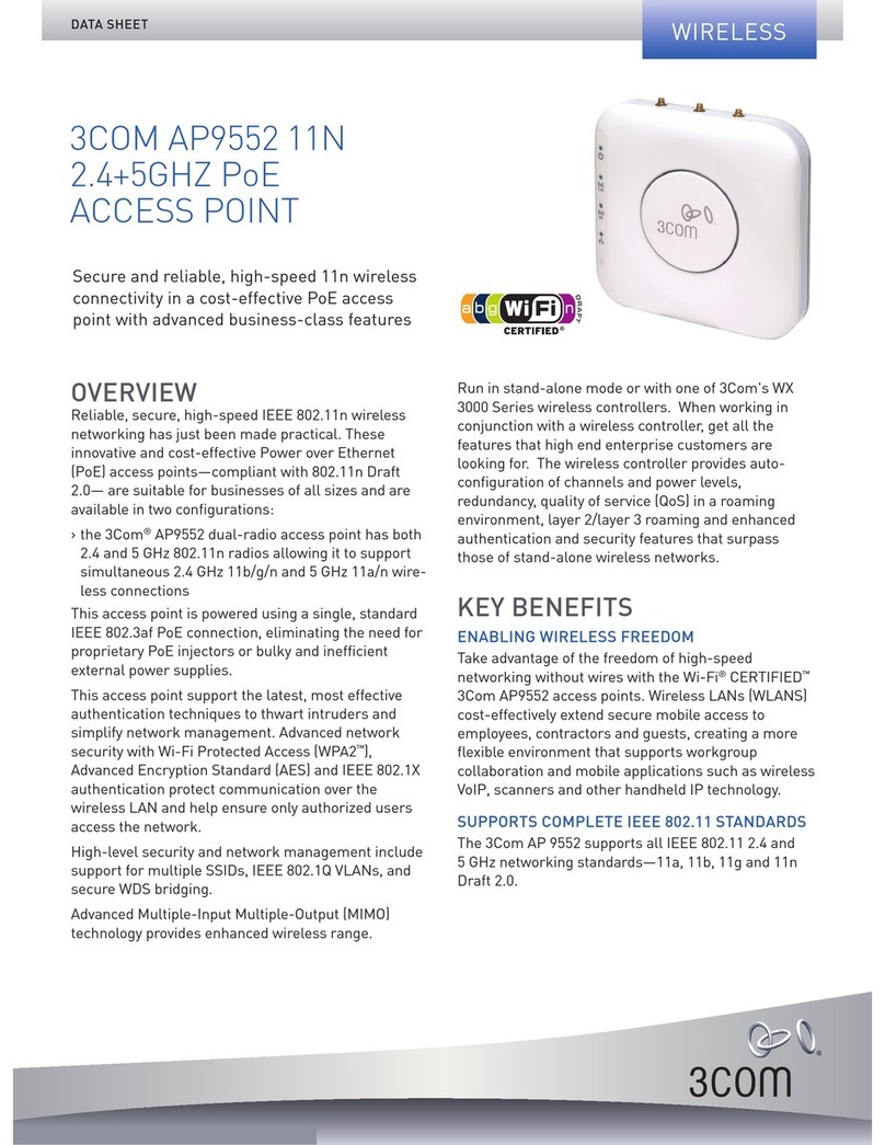 3Com AP9552 User manual