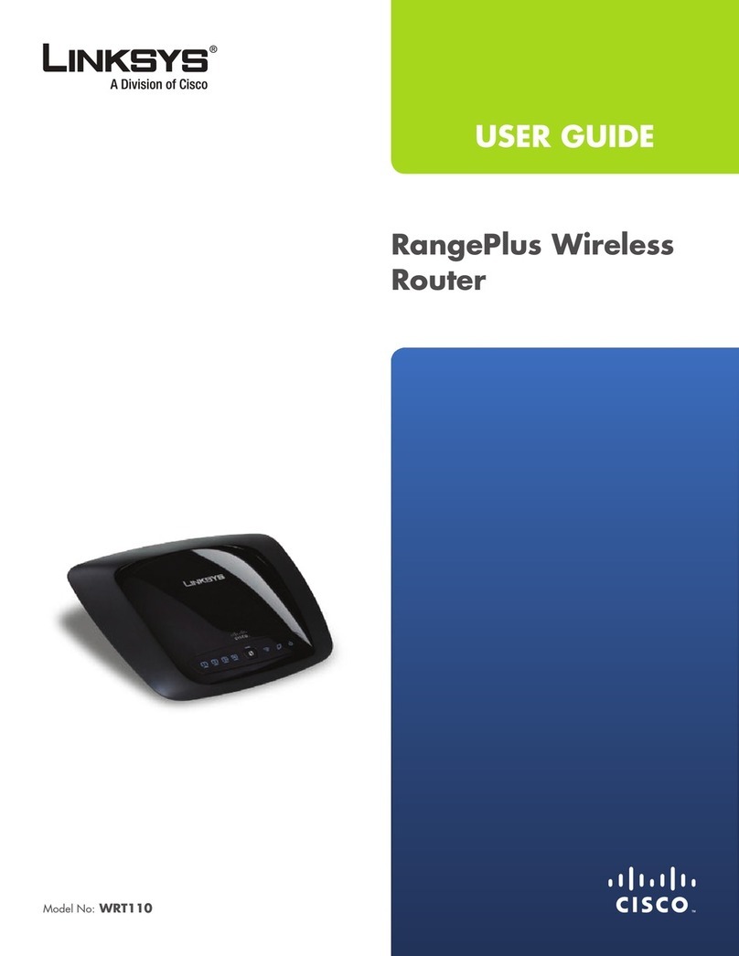 Linksys RangePlus WRT110 user guide
