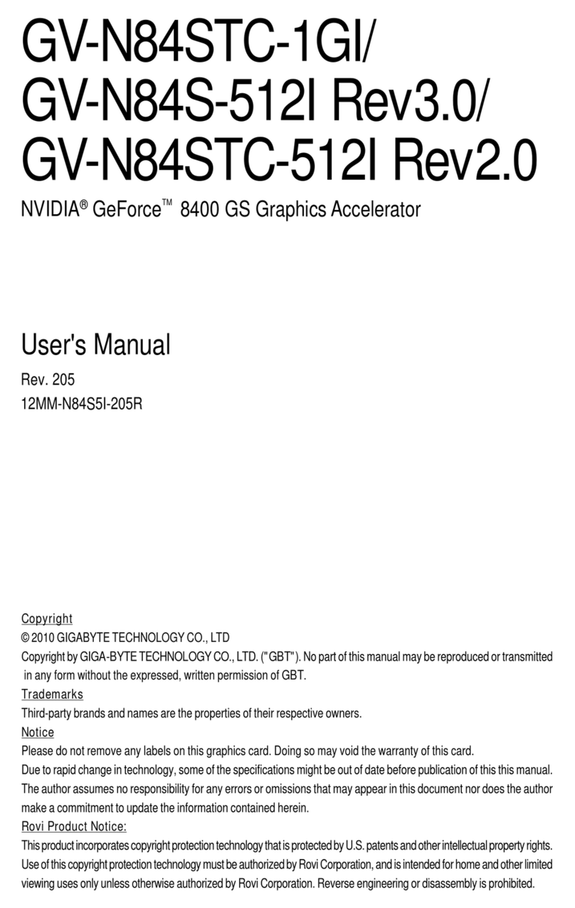 Gigabyte GV-N84STC-1GI user manual