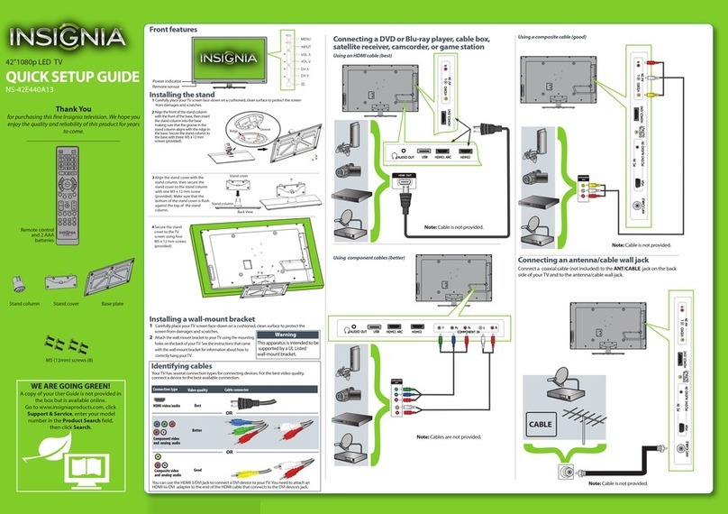 Insignia NS-42E440A13 User manual