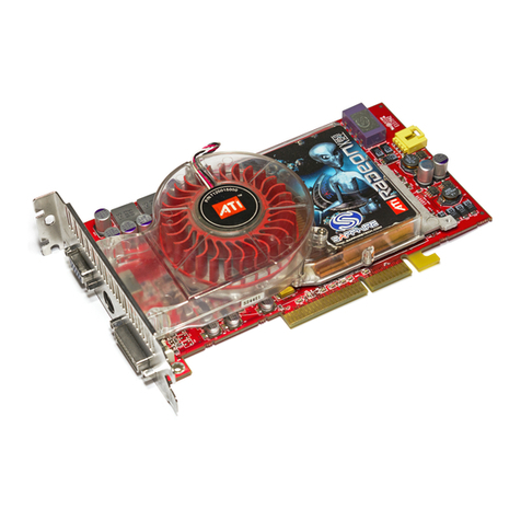ATI Technologies X850 - Radeon Xt Platinum Edition 256 Mb Agp User manual ATI Technologies X850 - Radeon Xt Platinum Edition 256 Mb Agp User manual