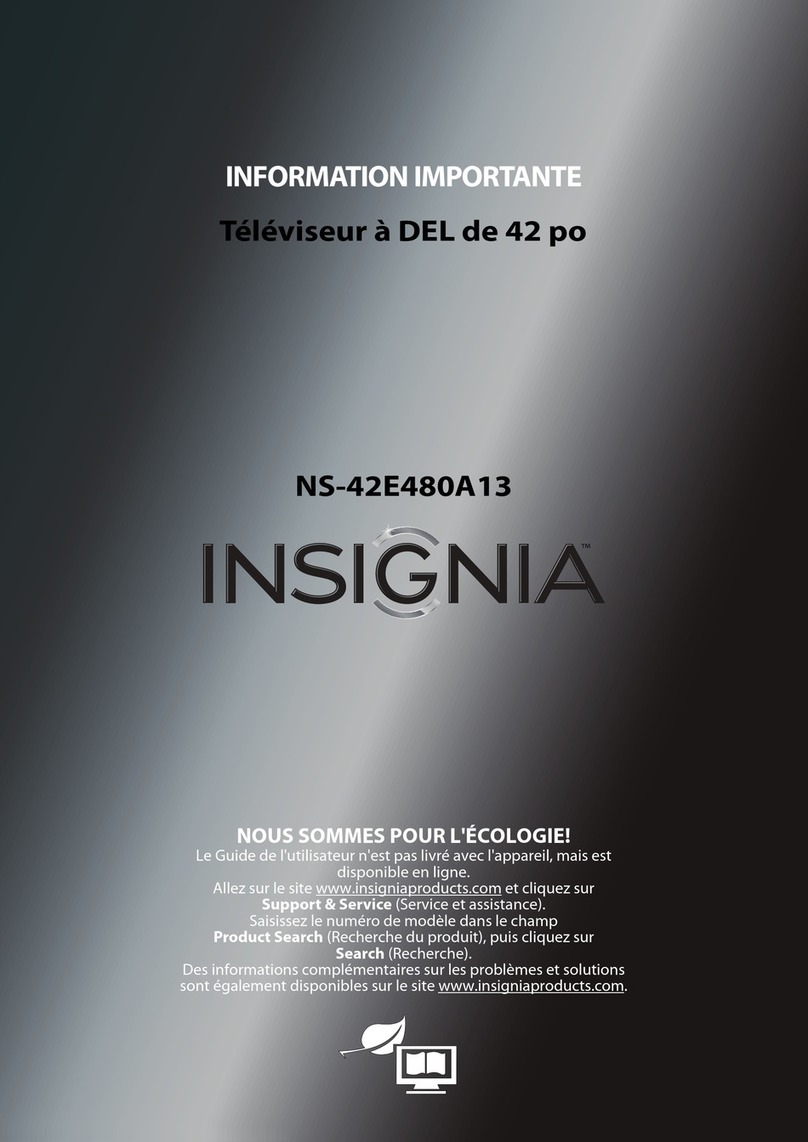 Insignia NS-42E480A13 Owner's manual