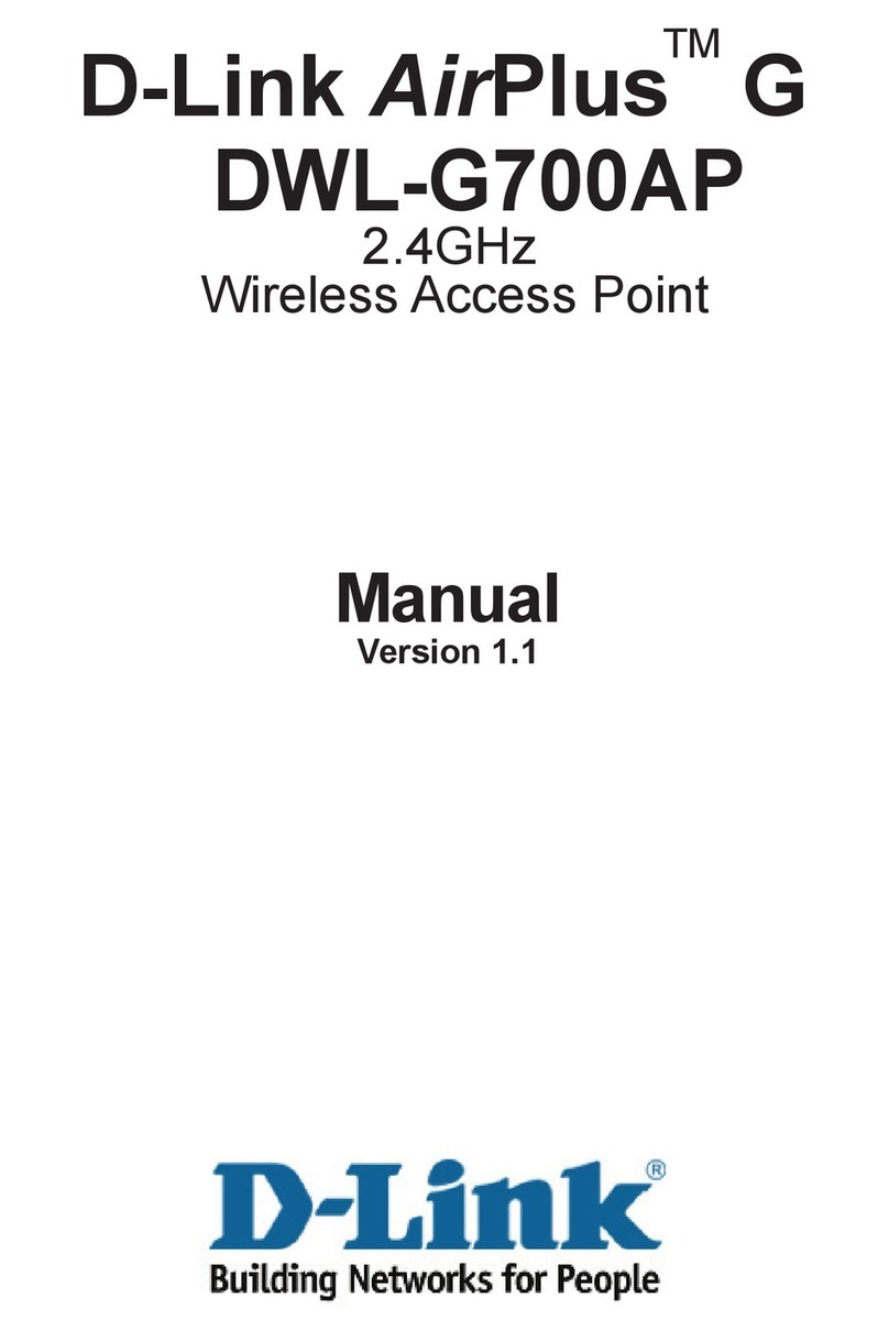 D-Link DWL-G700AP - AirPlus G Access Point User manual