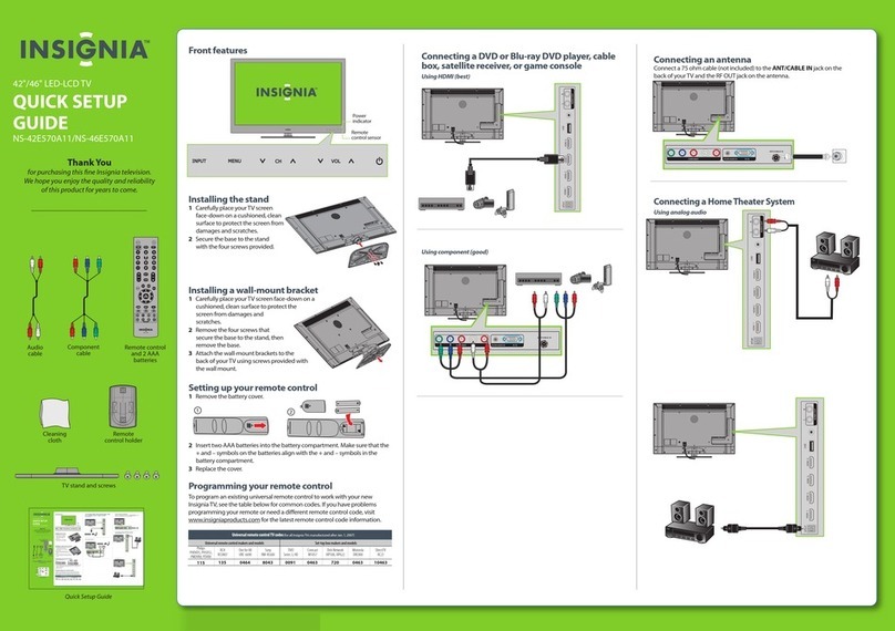 Insignia NS-46E570A11 User manual