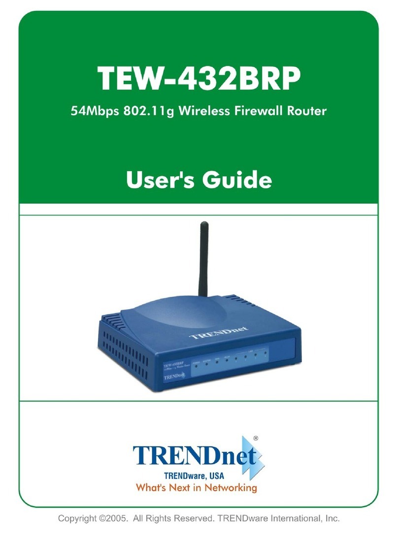 TRENDnet TEW-432BRP - Wireless Router user guide