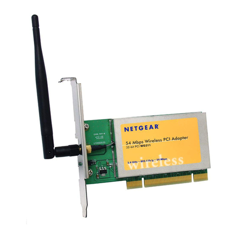 NETGEAR WG311v1 - 54 Mbps Wireless PCI Adapter installation guide