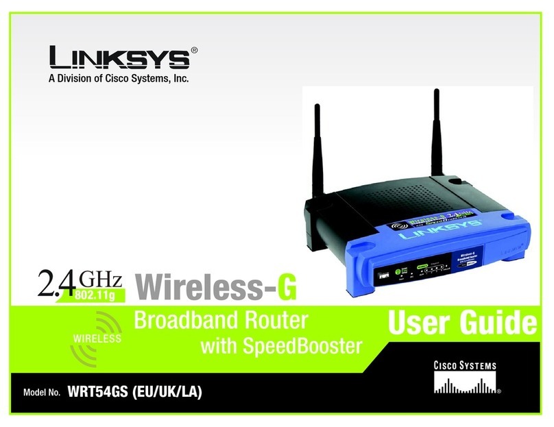 Linksys WRT54GS User manual