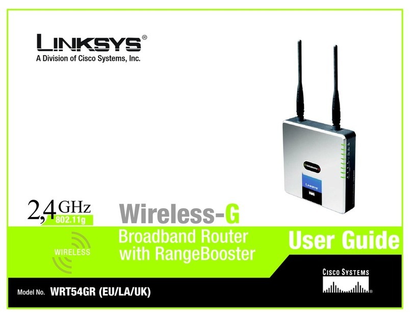 Linksys WRT54GR - Wireless-G Broadband Router User manual