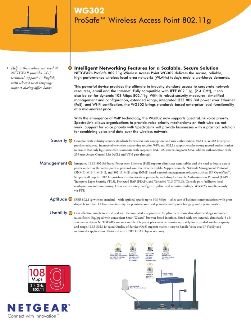 NETGEAR WG302v2 - ProSafe 802.11g Wireless Access... Installation instructions