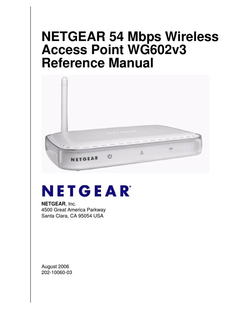 NETGEAR WG602 - 54 Mbps Wireless Access Point User manual